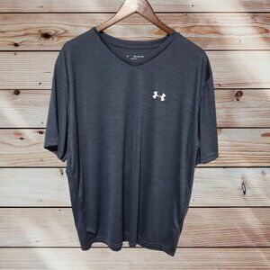 Men's Under Armour Gray Short Sleeve Size XXL
